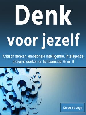 Denk voor jezelf - Audiobook
